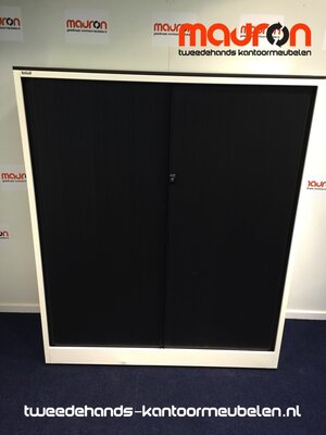 Roldeurkast - Ahrend - 144x120x45cm - wit