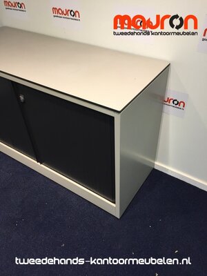 Roldeurkast - Ahrend - 74x120x45cm - lichtgrijs