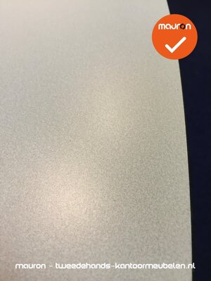 Ahrend vergadertafel - 260 x 120cm - ovaal - grijs