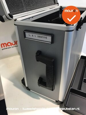 Ahrend trolley - werkkoffer - zilvergrijs aluminum (NIEUW)