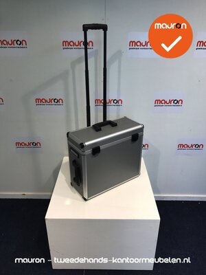 Ahrend trolley - werkkoffer - zilvergrijs aluminum (NIEUW)