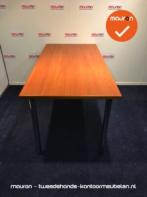 Kusch & Co vergadertafel - 160x80cm - Beuken/kastanje - NIEUWSTAAT