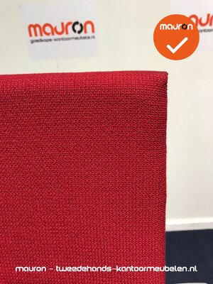 Vergaderstoel - Ahrend - A350 - medium - rood stof - NIEUWSTAAT
