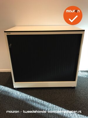 Roldeurkast - Ahrend - 74x80x45cm - wit