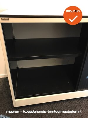 Roldeurkast - Ahrend - 74x80x45cm - wit