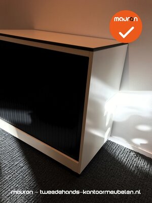 Roldeurkast - Ahrend - 74x80x45cm - wit
