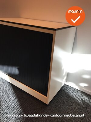 Roldeurkast - Ahrend - 74x80x45cm - wit