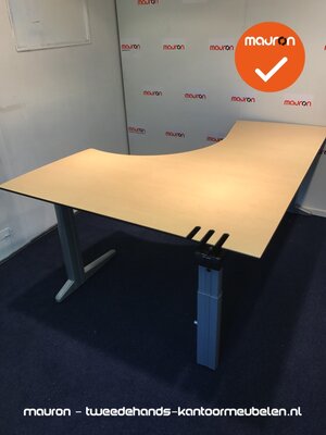 Ahrend hoekbureau - 180x140cm - Ahorn - volkern - links - Essa