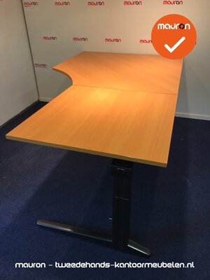 Ahrend hoekbureau - 200x120cm - Beuken - hout - rechts