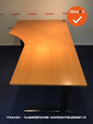 Ahrend hoekbureau - 200x120cm - Beuken - hout - rechts