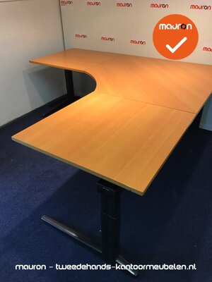 Ahrend hoekbureau - 200x200cm - Beuken - hout