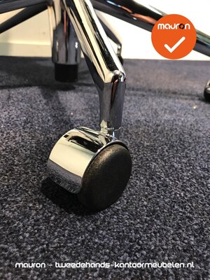 Ahrend - A350 - hoge rug - zwart leer - NIEUWSTAAT
