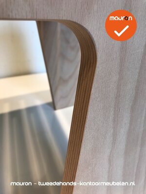 Ahrend 601 designbank - groot model - onbehandeld hout