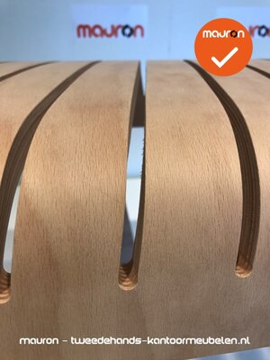 Ahrend 601 designbank - groot model - onbehandeld hout