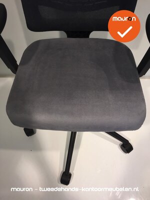 Ahrend 190 - grijs suede stoffering - NIEUWSTAAT