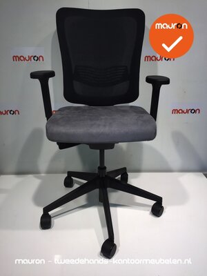 Ahrend 190 - grijs suede stoffering - NIEUWSTAAT