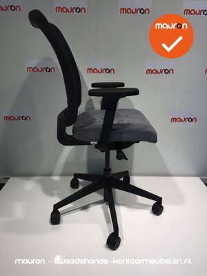 Ahrend 190 - grijs suede stoffering - NIEUWSTAAT