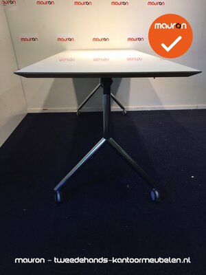 Vergadertafel - 200x80cm - Klaptafel - Wit