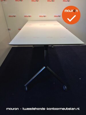 Vergadertafel - 200x80cm - Klaptafel - Wit