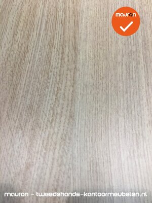Ahrend vergadertafel - 160x100 cm - Grijs Eiken - volkern