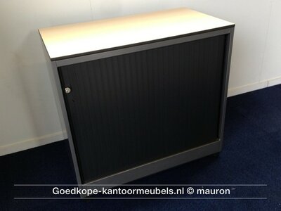 Roldeurkast - Ahrend - 74x80x45cm - antracietgrijs