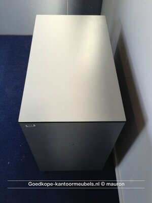 Roldeurkast - Ahrend - 74x80x45cm - antracietgrijs