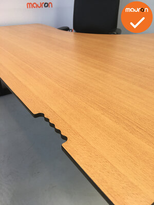Ahrend hoekbureau - 200x160cm - Beuken - volkern - links