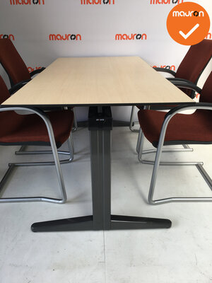 Ahrend vergadertafel - 180x90cm - Ahorn