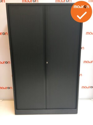Roldeurkast - Ahrend - 195x120x45cm - Zwart