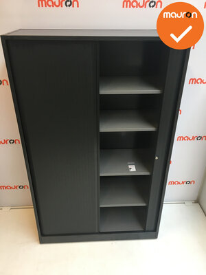 Roldeurkast - Ahrend - 195x120x45cm - Zwart