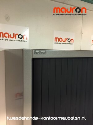 Roldeurkast - Ahrend - 195x120x45cm - Zilvergrijs