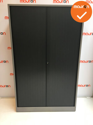 Roldeurkast - Ahrend - 195x120x45cm - Zilvergrijs