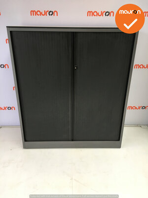 Roldeurkast - Ahrend - 144x120x45cm - antracietgrijs
