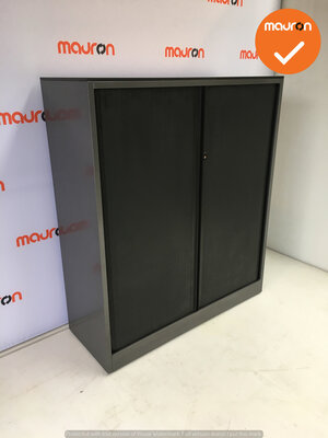 Roldeurkast - Ahrend - 144x120x45cm - antracietgrijs