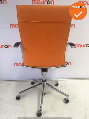 Ahrend - A350 - hoge rug - oranje - gebruikte stoffering