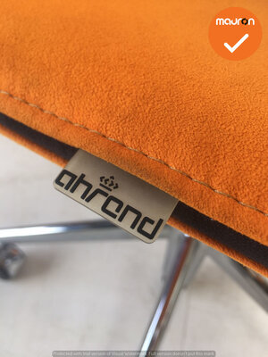 Ahrend - A350 - hoge rug - oranje - gebruikte stoffering
