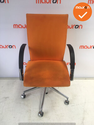 Ahrend - A350 - hoge rug - oranje - gebruikte stoffering
