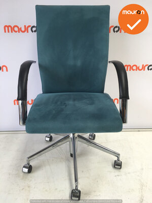 Ahrend - A350 - hoge rug - blauw - gebruikte stoffering