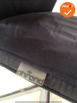 Ahrend - A350 - hoge rug - zwarte - gebruikte stoffering