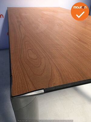 Ahrend 1030 vergadertafel - 160x80cm - rechthoekig - volkern - Beuken fineer