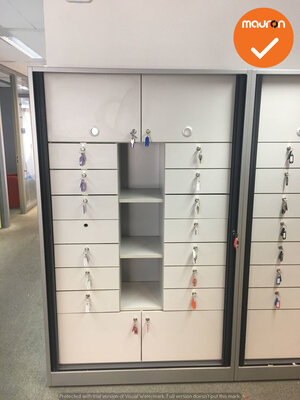 Lockerkast - Ahrend - 195x120x45cm - Zilvergrijs