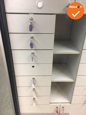 Lockerkast - Ahrend - 195x120x45cm - Zilvergrijs