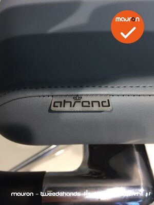 Ahrend 2020 - Hoge rug - Grijs kunstleer - NIEUWSTAAT