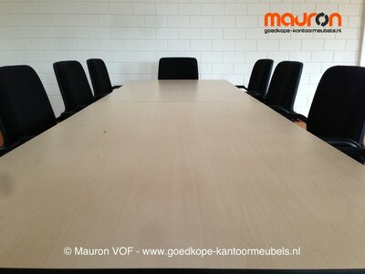 Conferentietafel - Ahrend 320x100 - Ahorn