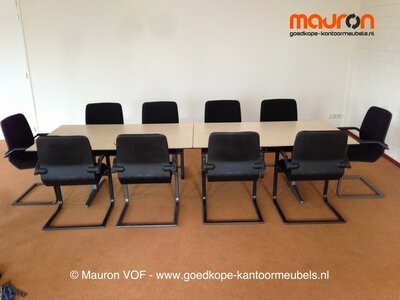 Conferentietafel - Ahrend 320x100 - Ahorn
