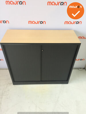 Roldeurkast - Ahrend - 110x120x45cm - Zwart