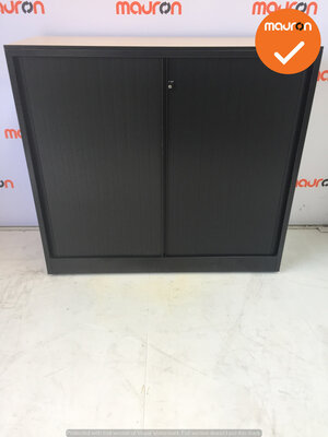 Roldeurkast - Ahrend - 110x120x45cm - Zwart