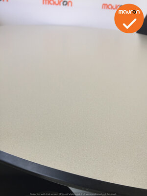 Ahrend vergadertafel - 200 x 113cm - ovaal - Grijs - Trespa