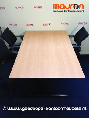 Ahrend vergadertafel - 180x100cm - Beuken