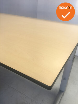 Ahrend bureau -200x80/100cm rechts - Ahorn - Volkern - Essa - Kleur naar keuze